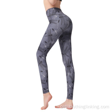 Ang Power Flex Tummy Control Workout Stretch legging